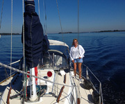 Enjoying time on the water