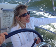 Enjoying the coastal breeze